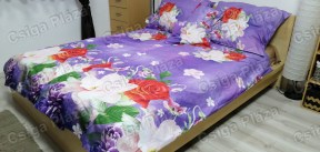 Rózsás ágyneműhuzat 7 részes, virágmintás ágynemű
